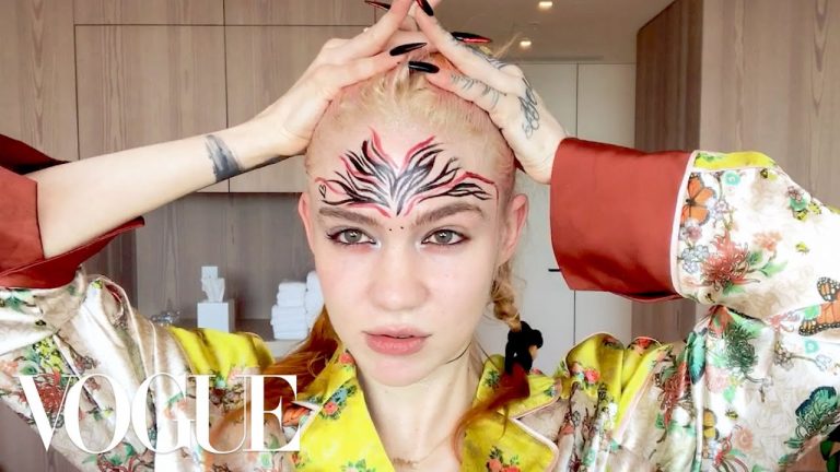 Grimes’s Pregnancy Skincare & Psychedelic Makeup Routine | Beauty Secrets | Vogue