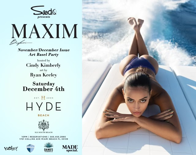 Maxim NovemberDecember Issue Release Party (Hyde Beach)