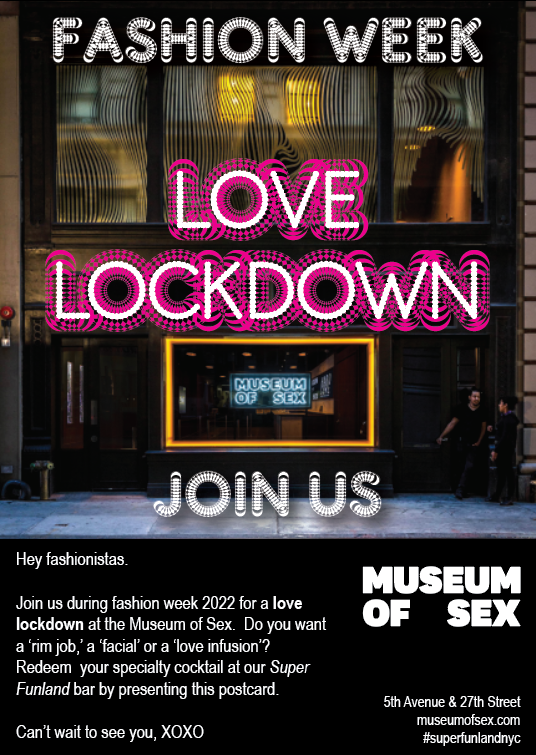 Valentine's Day Happenings - Museum of Sex "Love Lockdown"