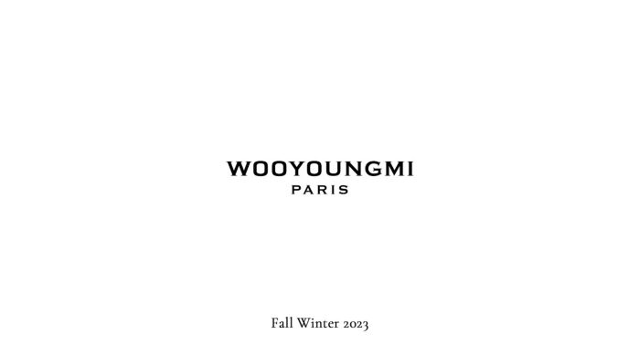 WOOYOUNGMI Fall/Winter 2023 Fashion Show