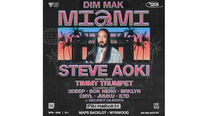 Dim Mak announces the lineup for its 14th annual Miami Music Week Party