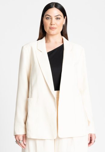 Blazer With Patch Pocket Detail