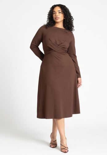 Ponte Twist Detail Dress