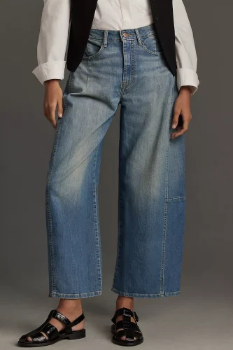 Pilcro Heritage Curve Mid-Rise Barrel Jeans
