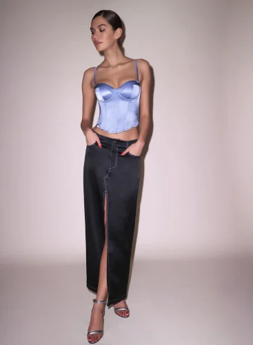 Silk Maxi Skirt