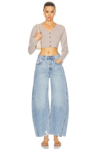 GRLFRND Paola Barrel Leg Jean Petite