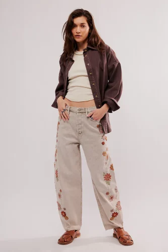 Driftwood Parker Embroidered Jeans
