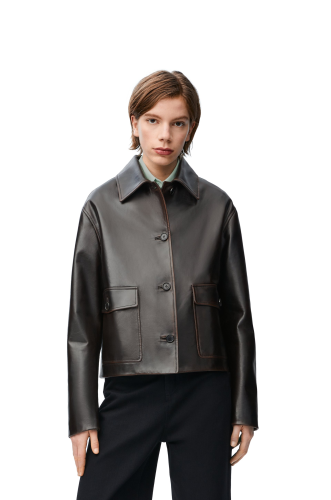 Jacket in nappa calfskin