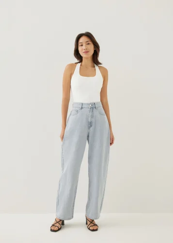 Mickee Denim Barrel Jeans