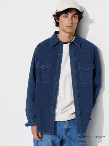 Sovracamicia in Jersey | Denim