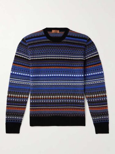Maglione in maglia jacquard