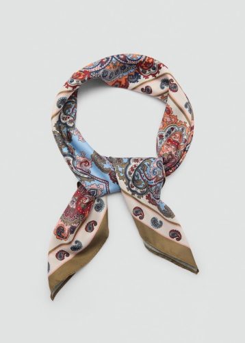 Paisley print scarf