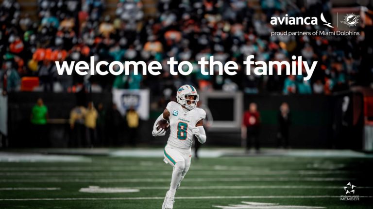 Avianca faz parceria com Jevon Holland, dos Dolphins