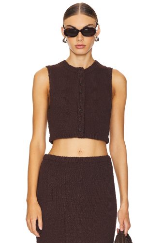 Agnese Cropped Vest Lovers and Friends