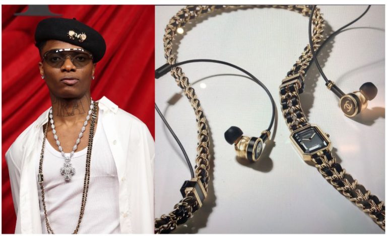 Wizkid’s Surprise Performance at BoF 500 Gala in Paris, Partners with Chanel’s Premiere Sound Headphone Necklace