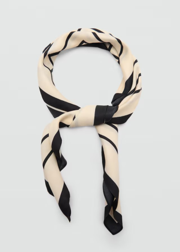 Floral printed scarf