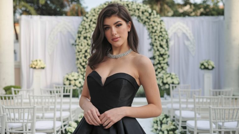 How to Glam Up a Black Dress