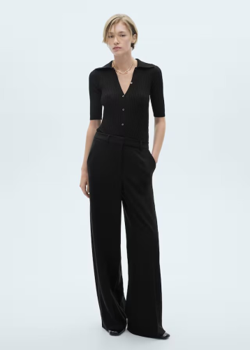 Long jumpsuit with combined design