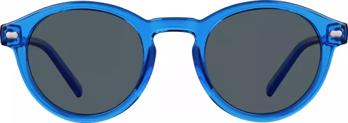 Blue Round Glasses