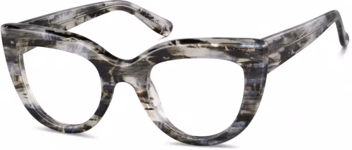 Granite Cat-Eye Glasses