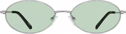 Silver Oval Glasses