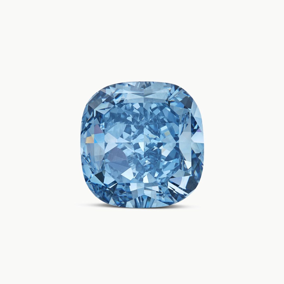 Sotheby's Geneva Sale - Fancy Vivid Blue Diamond weighing 6.03 carats, estimate 9,000,000 – 12,000,000 USD (3)