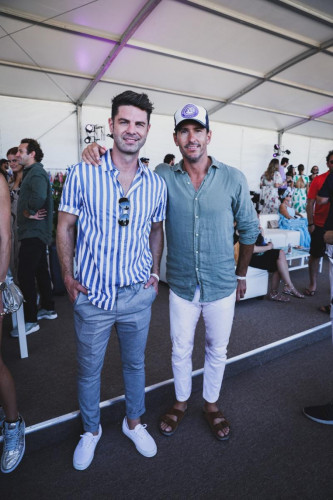 Sterling Jones  Nic Roldan at World Polo League Beach Polo 2021 - Photo Credit Willy Dade
