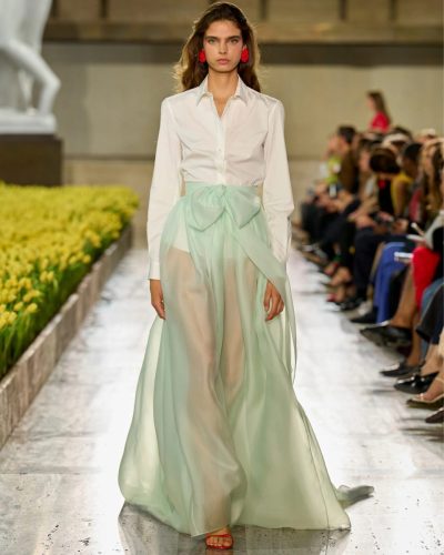 Carolina Herrera spring 2027 ready-to-wear collection at NYFW