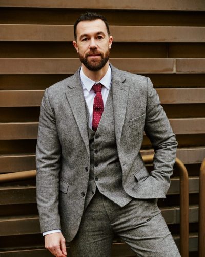 grey-tweed-three-piece-suit-with-loafers-1