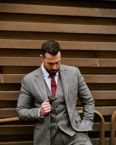 grey-tweed-three-piece-suit-with-loafers-2