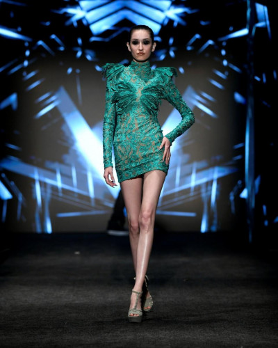 Jonathan Guzman alla Los Angeles Fashion Week Powered By Art Hearts Fashion Autunno/Inverno 2022