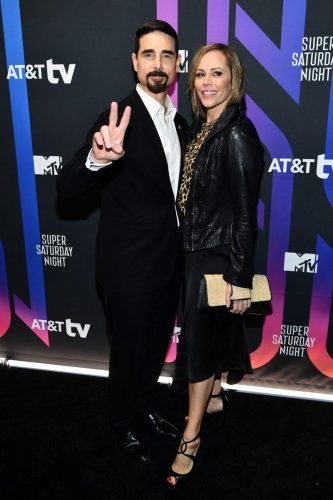 (L-R) Kevin Richardson and Kristin Richardson attend AT&T TV Super Saturday Night at Meridian at Island Gardens on February 01, 2020 in Miami, Florida.