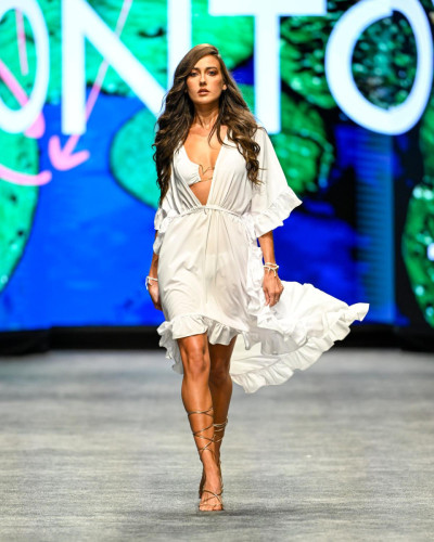 Bikini Imprimé Léopard Liliana Montoya – Neuf Avec étiquette, Taille S, Haut Triangle