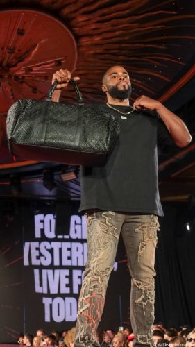 Steal Your Boyfriend's Look: Rick Ross' RR22 Mini Bags & Oversized Carryalls at NYFW
