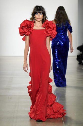 DESFILE OTOÑO INVIERNO 2020 DE TADASHI SHOJI en la NYFW