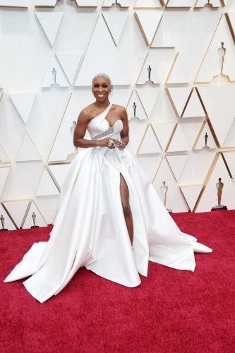 Oscar® nominee, Cynthia Erivo, arrives on the red carpet of The 92nd Oscars® at the Dolby® Theatre in Hollywood, CA on Sunday, February 9, 2020.