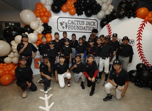 Cactus Jack at Astros Urban Youth Academy