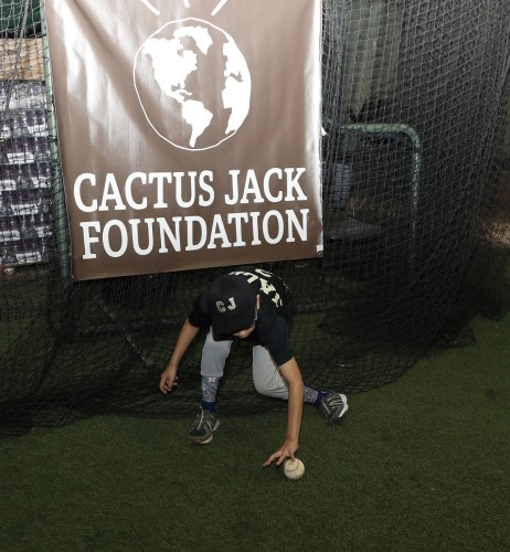 Cactus Jack at Astros Urban Youth Academy